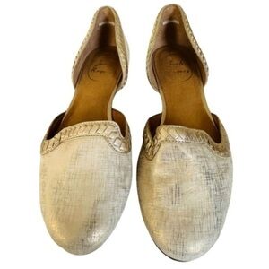 NWT JACK ROGERS RAFFIA CONTESSA D’ORSAY FLATS SIZE 6